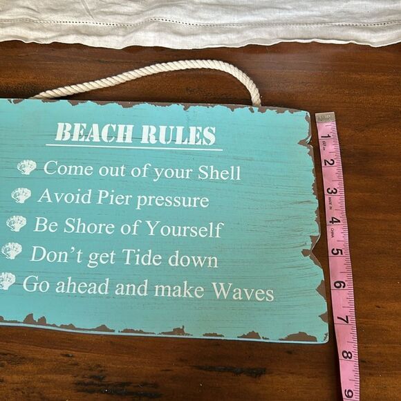 Beach wooden Decor Bundle 3 pieces impeccable condition - Picture 9 of 9